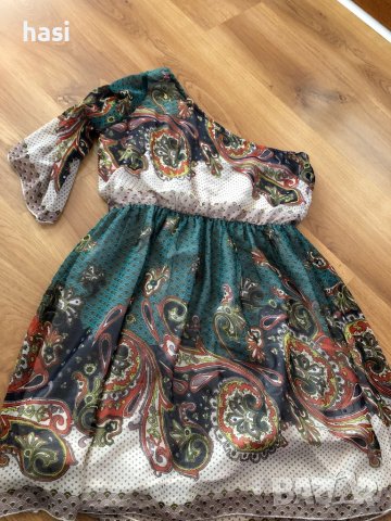 Ефирна рокля с един ръкав в Рокли в гр. Бургас - ID37547065 — Bazar.bg