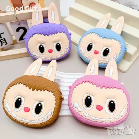 Labubu чанта играчка, Лабубу силиконова чантичка, снимка 3 - Други - 50161338