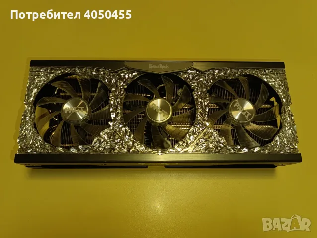 Охладител + Вентилатори + Задна планка за Palit RTX 3080 Ti GameRock 12GB, снимка 10 - Други - 56021268