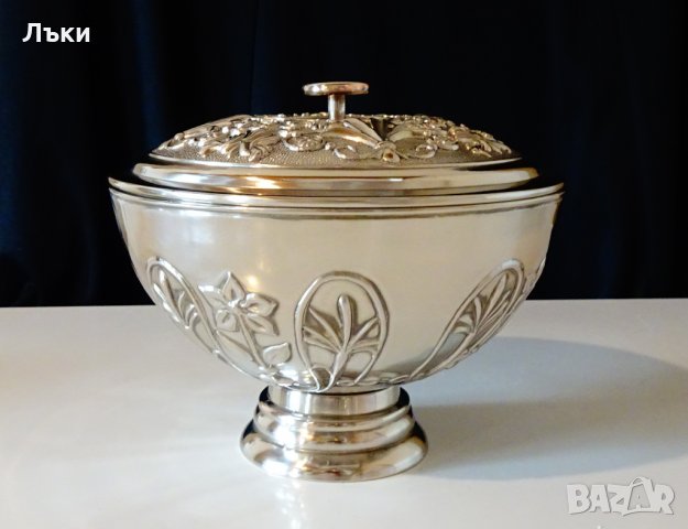 Посребрена фруктиера,купа Vera Lucino. , снимка 12 - Антикварни и старинни предмети - 31804441