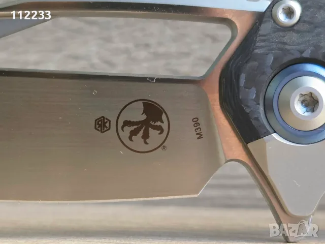 Microtech Matrix TitaniumCF Handle Hand Rubbed Satin 165C-4CFTI, снимка 5 - Ножове - 56327945