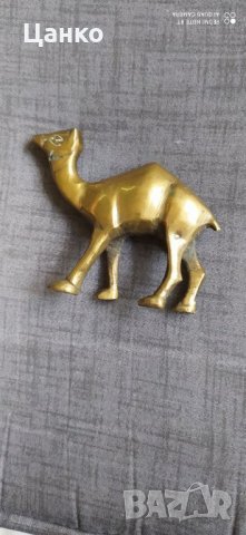 камила, месингова фигурка, снимка 3 - Други стоки за дома - 34064730