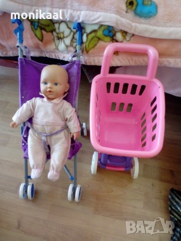 Количка за кукла, снимка 2 - Кукли - 30890431