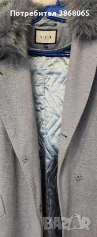 Палто от вълна и кашмир, снимка 7 - Палта, манта - 53339425