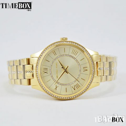 Michael Kors MK3719 Lauryn Gold. Нов дамски часовник, снимка 3 - Дамски - 38752503
