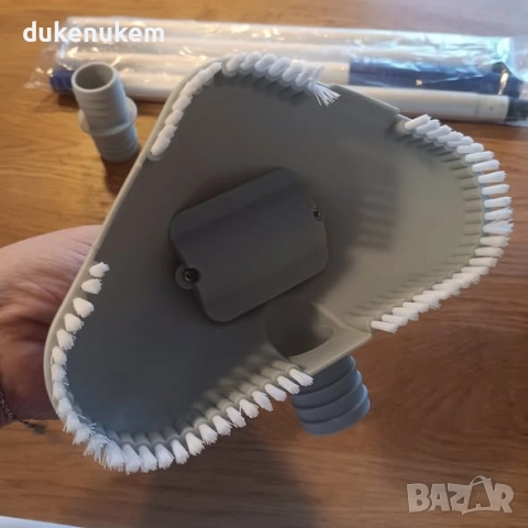 Прахосмукачка за почистване на дъното на басейн с телескопична дръжка и 3.1 m маркуч, снимка 9 - Басейни и аксесоари - 52463398