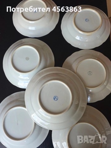 Стари дълбоки чинии, снимка 2 - Чинии - 54344162