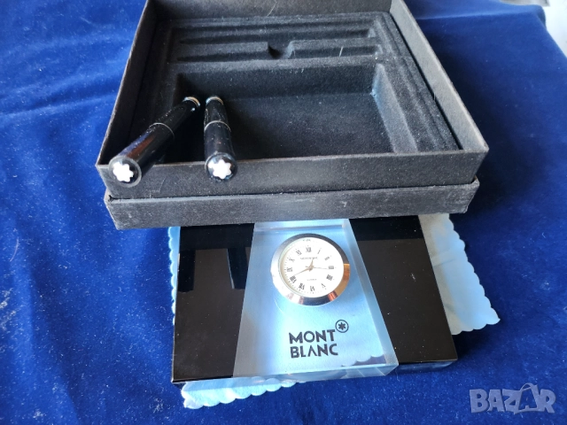 Montblanc Chopin Special Edition к-т от настолен часовник и 2 химикалки - чудесна реплика, снимка 3 - Други ценни предмети - 52928732