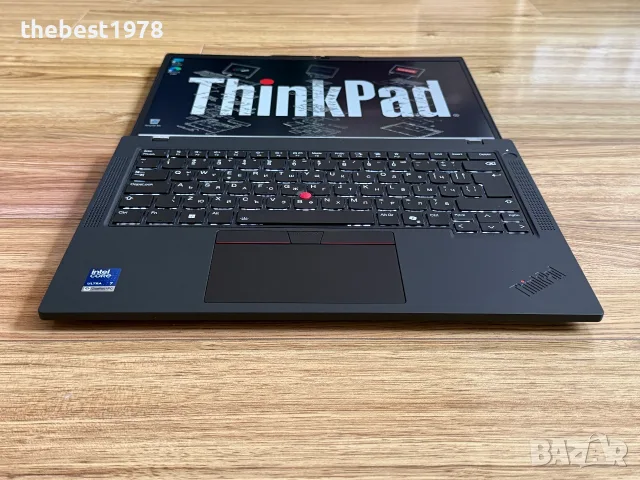 Lenovo T14 Gen 6`Ultra 7 258v Copilot+PC/32GB LPDDR5X/1TB SSD Gen5/Гаранция 32 Месеца/Батерия 100%, снимка 4 - Лаптопи за работа - 55792078