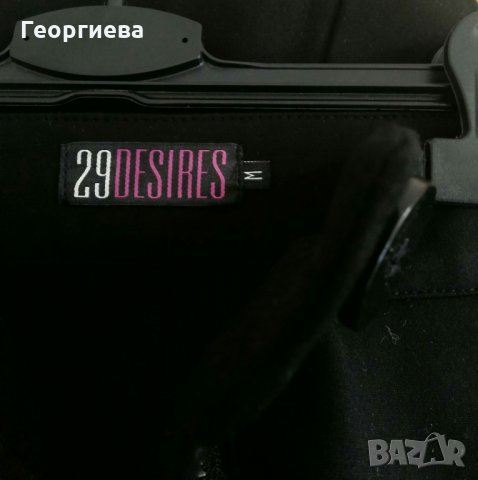 Луксозна черна пола с дантелен елемент, снимка 1