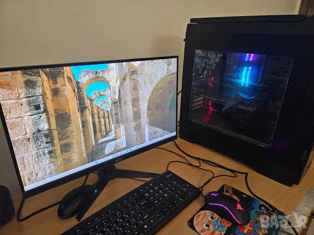 Геймърски компютър Ryzen 7 2700, GTX 1070 8GB, 16GB, Водно, снимка 2 - Геймърски - 52887875