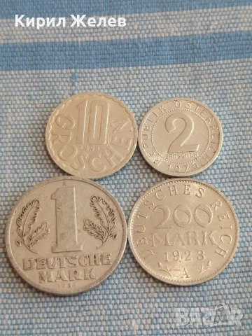 Четири монети от цял свят АВСТРИЯ,ГДР, ДОЙЧЕ РАЙХ стари редки за КОЛЕКЦИЯ 48560