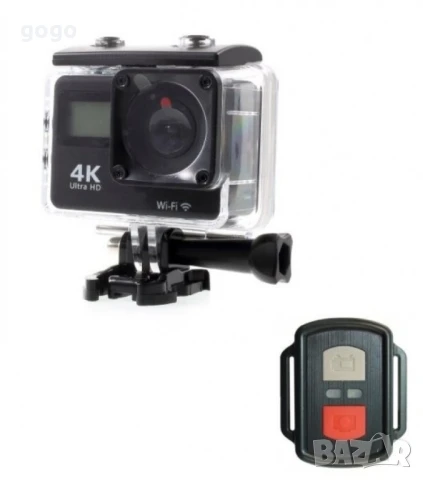Водоустойчива спортна ексшън камера 4K Ultra HD, снимка 8 - Камери - 50220391