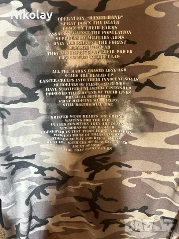 SODOM тениска 2XL official merch. Vintage Agent Orange vintage 1989 , снимка 3 - Тениски - 48531188