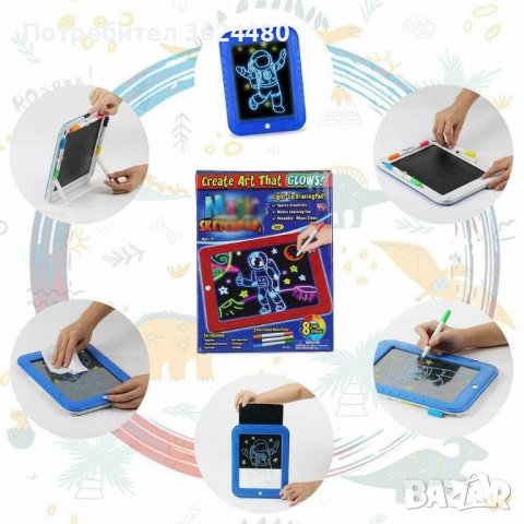  таблет за рисуване Magic Sketch Pad, снимка 11 - Рисуване и оцветяване - 40155305