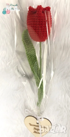 Ръчно изработени цветя за 8-ми Март, снимка 7 - Декорация за дома - 53275135