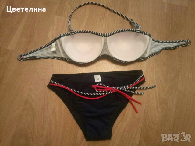 Дамски бански-райе последна бройка М размер цена 25,99 лв. + подарък слънцезащитен крем KLORANE, снимка 3 - Бански костюми - 29139018