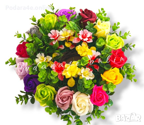 💐❣️Букети от ароматни сапунени цветя 🥀 Идеален подарък за всеки повод , снимка 4 - Подаръци за рожден ден - 44457961