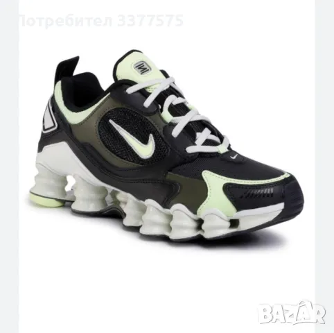 Nike shox nova tl зелено черно, снимка 1 - Маратонки - 47480914