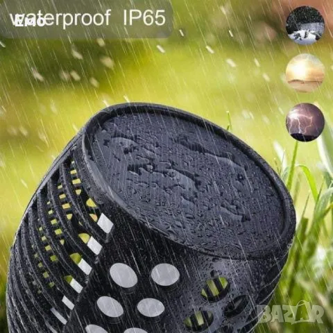 Промоция: Соларна LED Лампа имитираща огън със светлинен сензор, размер: 7 х 51 см, снимка 12 - Соларни лампи - 48045633