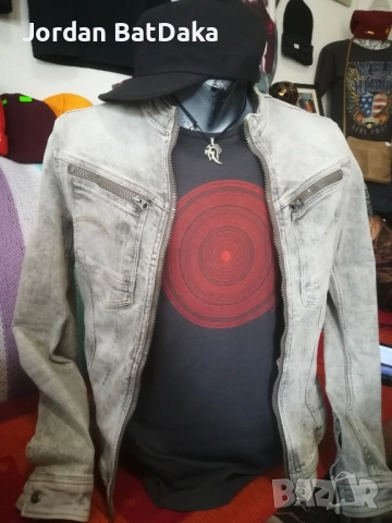 Дънково яке G Star S#, снимка 2 - Якета - 51623178