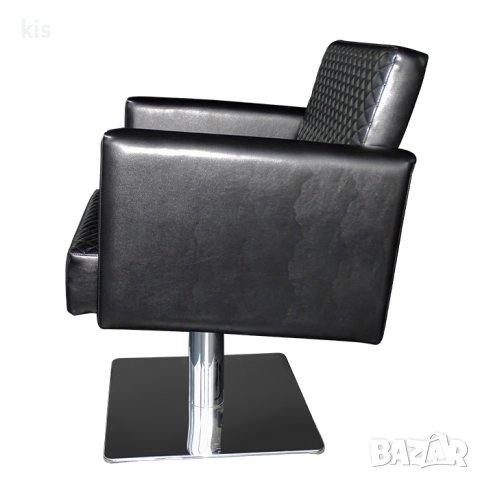 Фризьорски стол в черно M405, снимка 6 - Фризьорски столове - 42742054