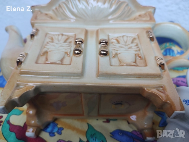 Голям винтидж чайник Paul Cardew - викториански умивалник, снимка 17 - Колекции - 52344653