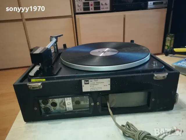 DUAL P41F/DUAL 1010-ГРАМОФОН С УСИЛВАТЕЛ ВНОС SWISS 0501251700, снимка 6 - Грамофони - 48559131