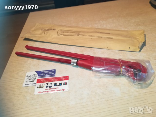 тръбен ключ 90 градуса. Цол - 1.5" 1212201407, снимка 5 - Ключове - 31096542