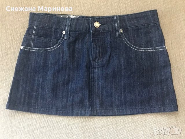 Дънкова пола, снимка 2 - Поли - 29304398