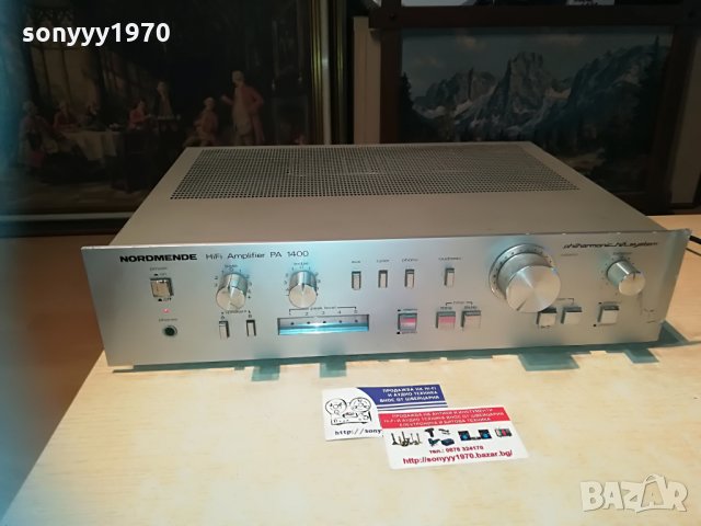 nordmende pa1400 hifi stereo ampli-450w-внос switzerland