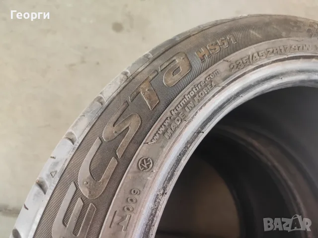 2бр. летни гуми 235/45/17 Kumho, снимка 5 - Гуми и джанти - 55842339