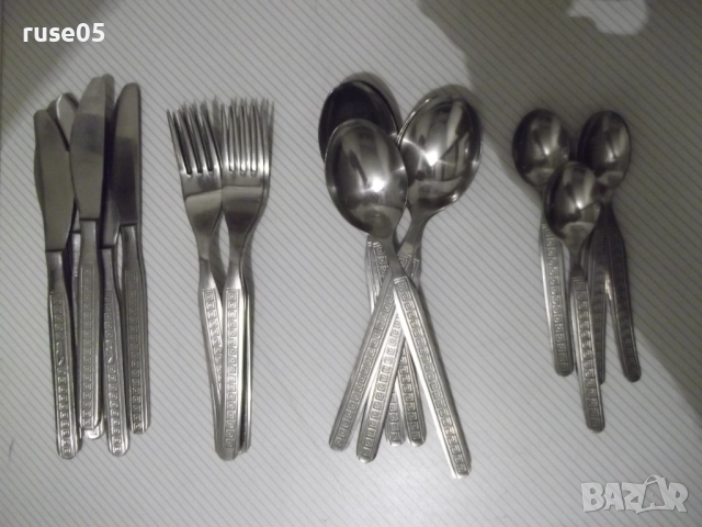 Лот от 24 бр. прибора за хранене съветски нови, снимка 10 - Прибори за хранене, готвене и сервиране - 52515048