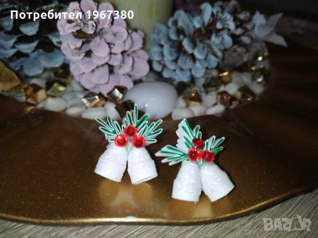 Празнични обици - камбанки, снимка 2 - Подаръци за жени - 31191856