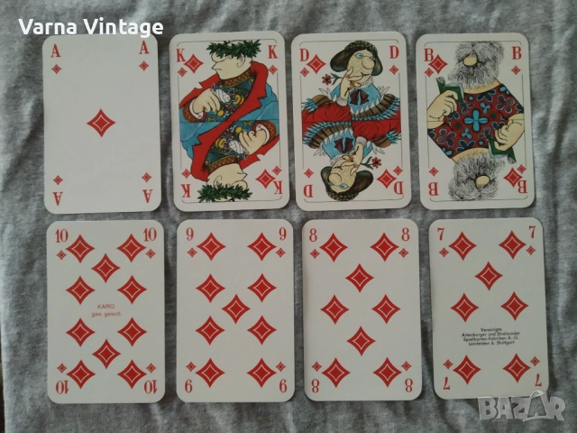 Колекционерски карти LORIOT SKAT НОВИ. ASS Altenburger Германия, снимка 5 - Карти за игра - 54138405