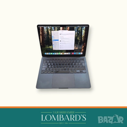 Лаптоп Apple MacBook A2681 Air 2022 M2 256GB 8RAM, N: 38528