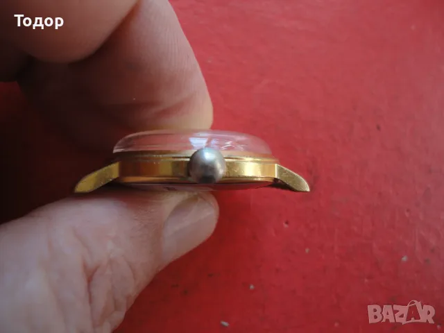 Позлатен часовник Junghans Tyiplastic 17 Jewels, снимка 3 - Мъжки - 56208669