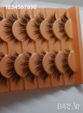 4D Мигли 10 чифта в кутия, снимка 2 - Декоративна козметика - 53165250