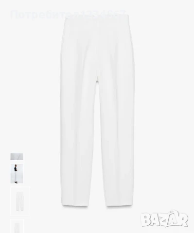 НОВ бял панталон на Zara, снимка 7 - Панталони - 51355839