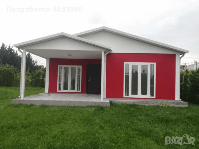 Сглобяема къща 40 м² - 8 800 € (220 €/м²). Метална конструкция и фиброцимент, снимка 2 - Други - 54346494