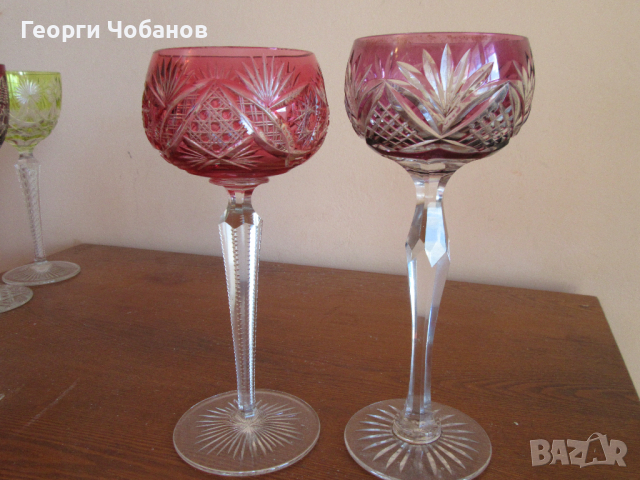 Кристални чаши.