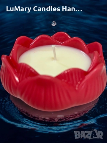 Свещ “ Цвете”, снимка 3 - Декорация за дома - 53223235