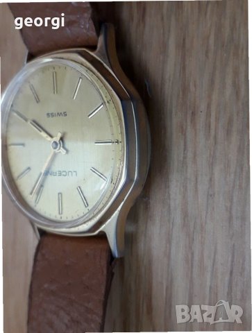 Швейцарски мъжки механичен часовник Lucerne , снимка 5 - Мъжки - 29632720