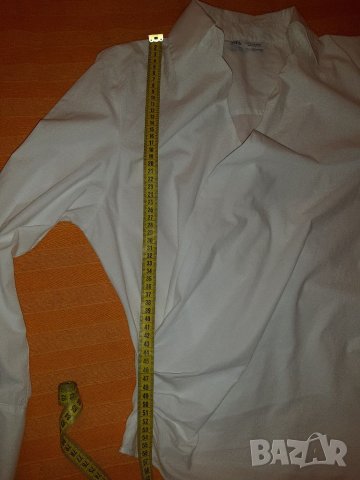 Много интересен модел риза с дълъг ръкав  ZARA р-р XL, снимка 10 - Ризи - 34486419