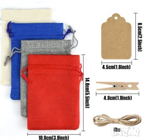 Адвент календар от текстилни торбички и аксесоари LA-4SEBUDAI , снимка 5 - Други - 42819286