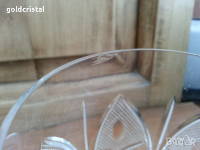 Кристални чаши, снимка 4 - Антикварни и старинни предмети - 36553643
