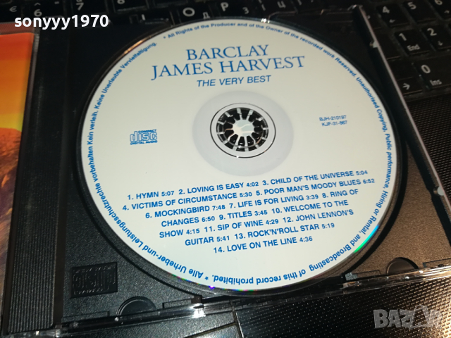 BARCLAY JAMES HARVEST CD 0803240818, снимка 2 - CD дискове - 44664759