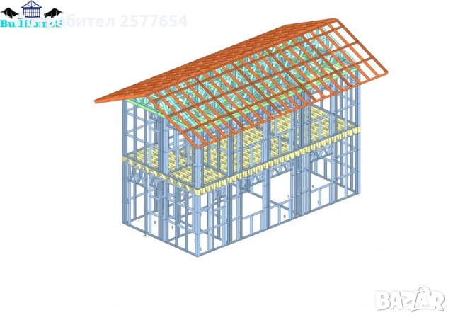 Къща,Бунгало,Преместваема къща,Сглобяеми къщи,Модулни,Жилищни-85,56м²