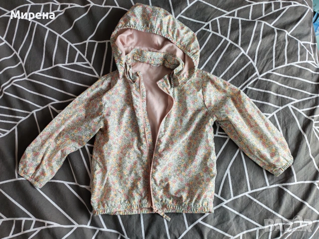 Пролетно-лятно шушлеково яке с подплата H&M, размер 92, снимка 2 - Бебешки якета и елеци - 54051567