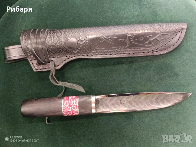 Якутски нож от кована стомана, снимка 5 - Ножове - 51953892